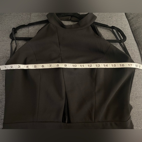 Le Château Black Choker Jumpsuit - Picture 6 of 6